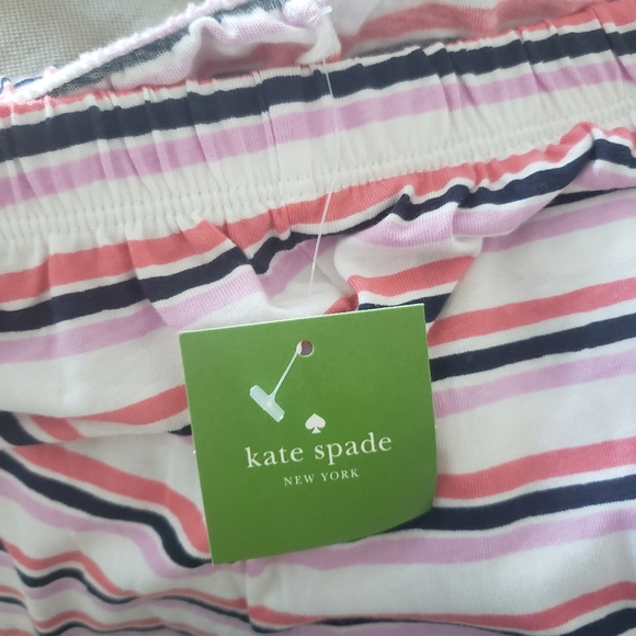 NWT Kate Spade Colorful Striped Pajama Set Size XS - Picture 6 of 9